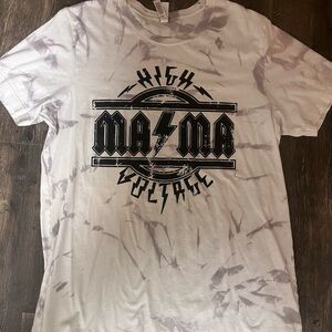 Source Unknown High Voltage Graphic Tee - Black and White